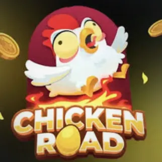 Chicken Road slot game afbeelding