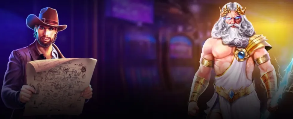 Welkomstbonus banner met logo van NV Casino